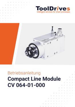 Betriebsanleitung Compact Line Module Cover