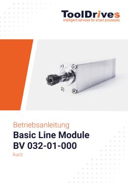 Betriebsanleitung Basic Line Module Cover