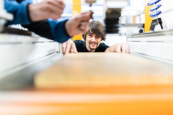 Inbetriebnahme der Maschine für Fräsungen